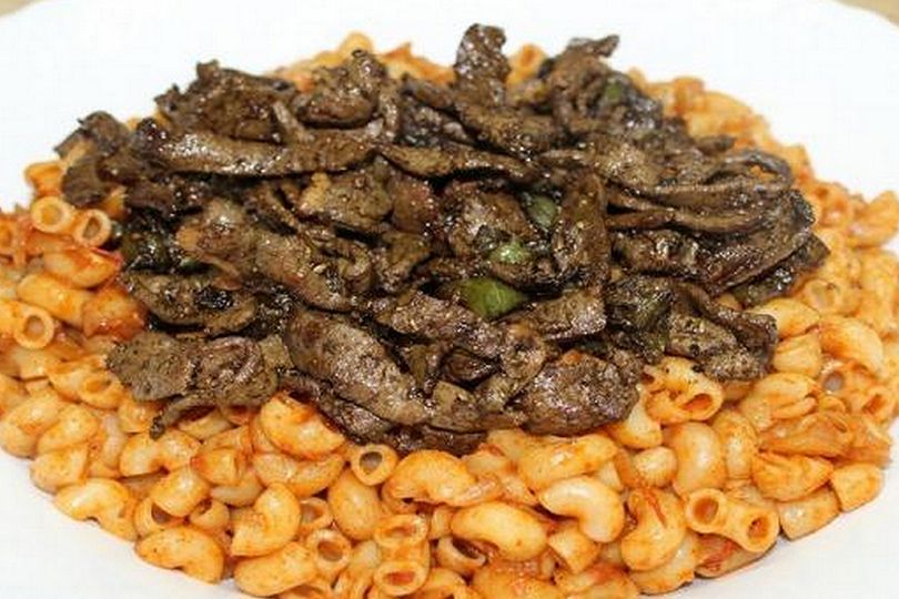 Liver Casserole with Mozzarella