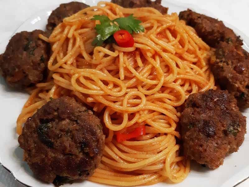 Grilled Kofta Pasta