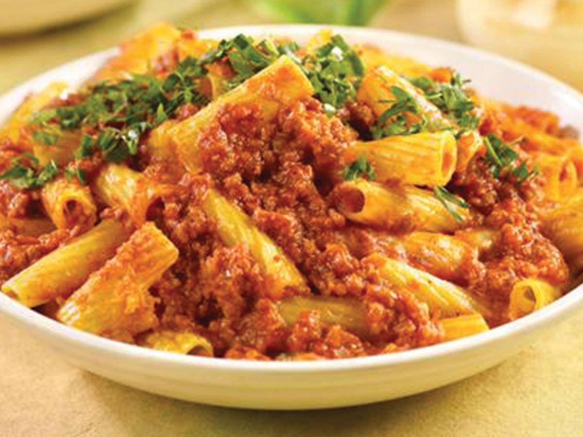 meat pasta