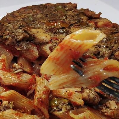 Meat pasta