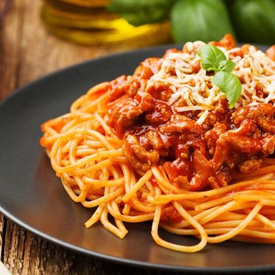 Mix meat pasta