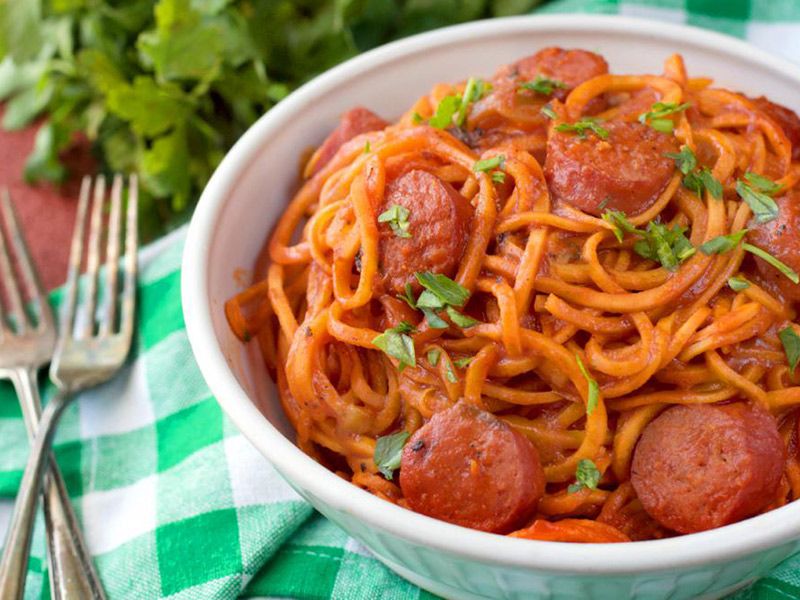 Hot Dog Pasta