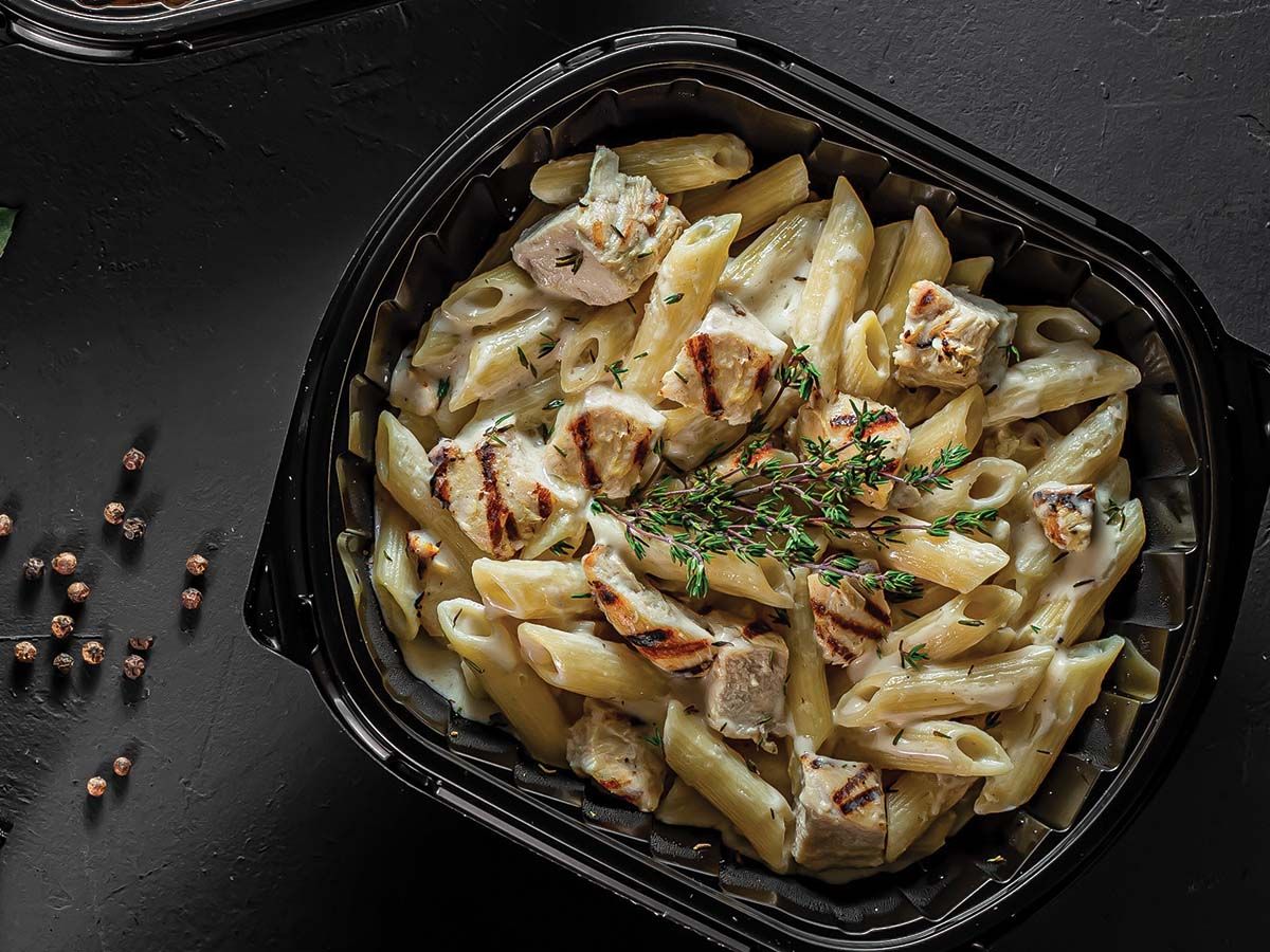 White Sauce Chicken Pasta