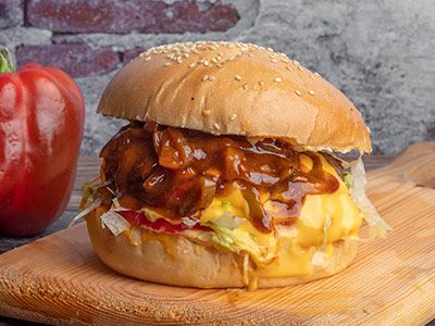 Mexican Beef Burger Sandwich