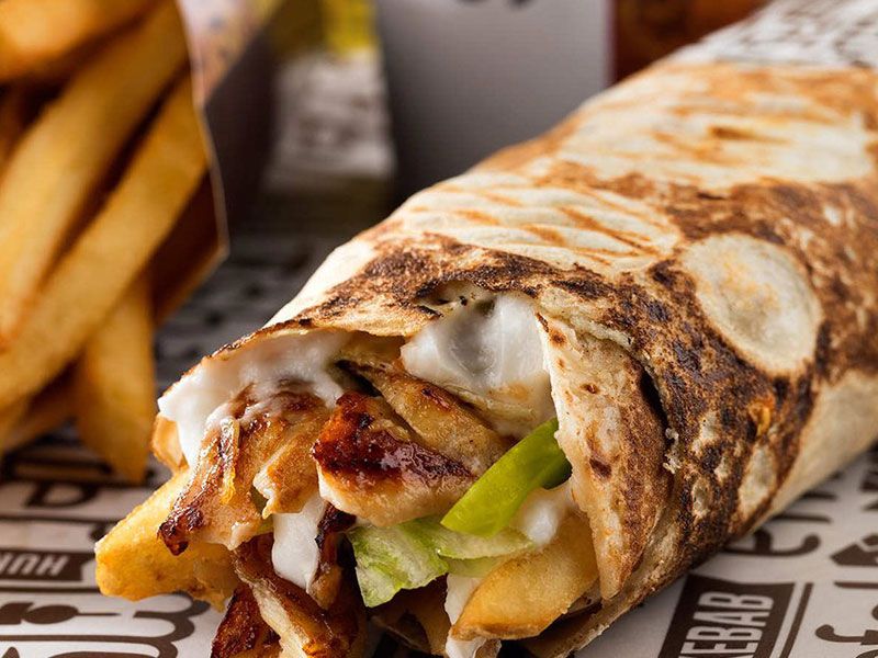 Seafood Wrap Sandwich