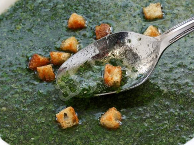 Molokhia with Shrimp