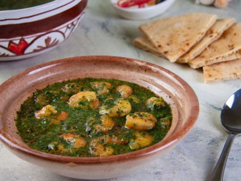 Molokhia With Shrimp