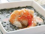 Shrimp Molokhia