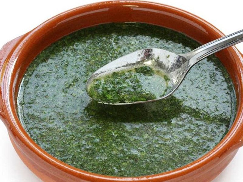 Molokhia With Liver And Giblets
