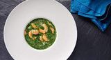 Molokhia With Shrimp
