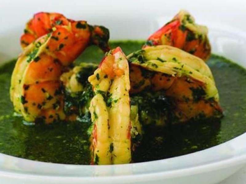Molokhia With Shrimp