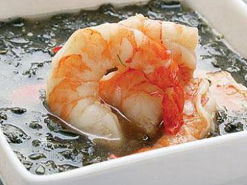 Molokhia With Shrimp Large