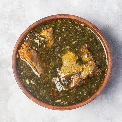 Molokhia with meat