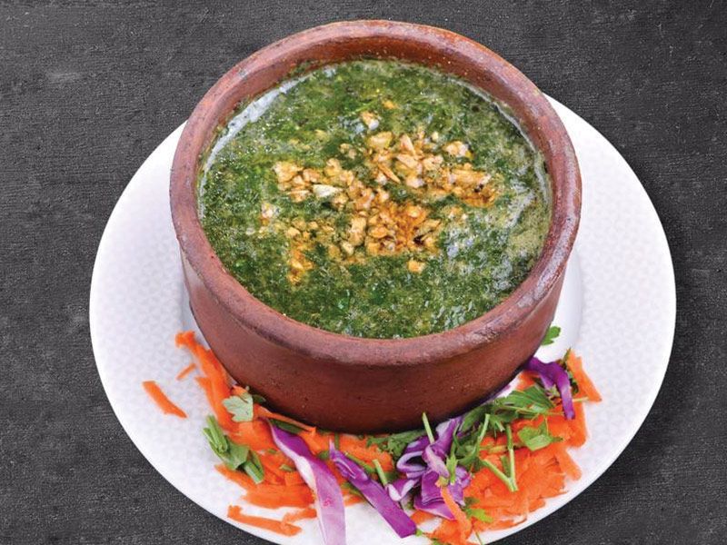 Molokhia With Lamb Meat Tajine