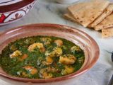 Shrimp Molokhia