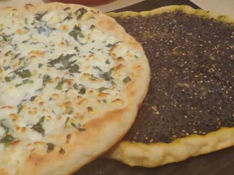 Thyme With Meat Manoucheh