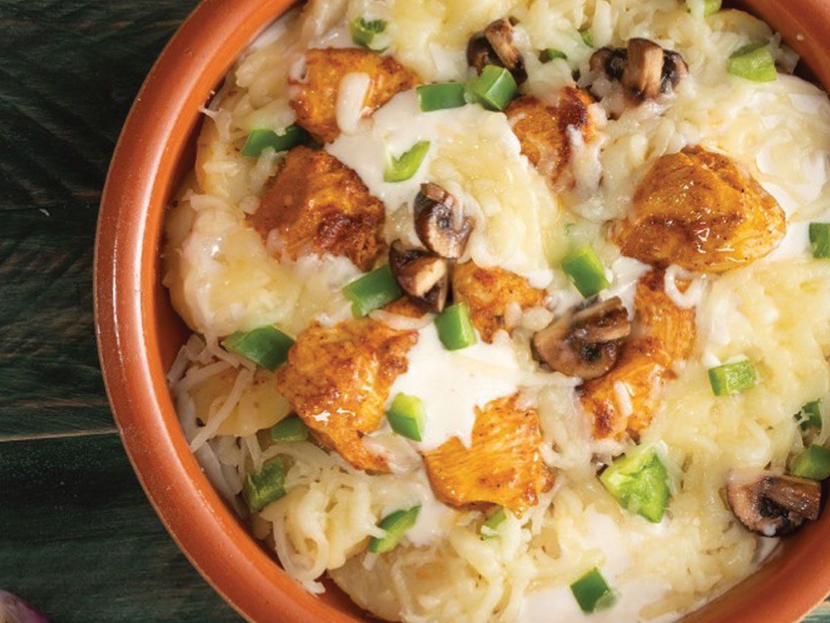 Mantar Kashar Casserole