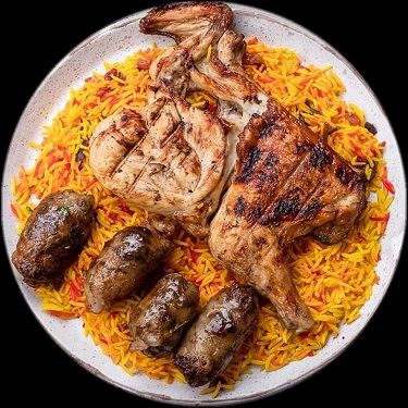 1/2 Chicken And 1/4 Tarb Meal