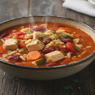 Minestrone Chicken Soup