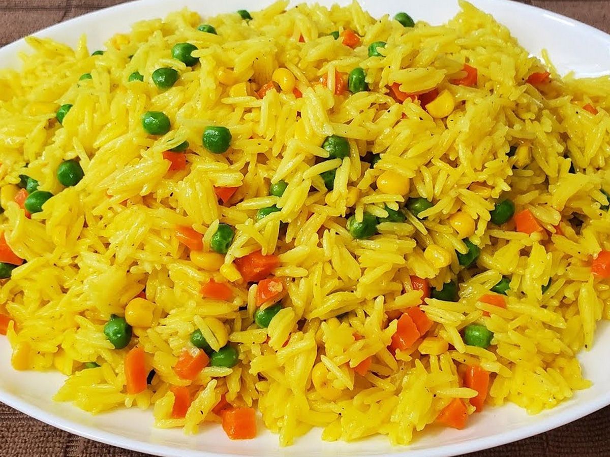 Mansaf rice with vegetables