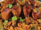 chicken Mansaf with nuts