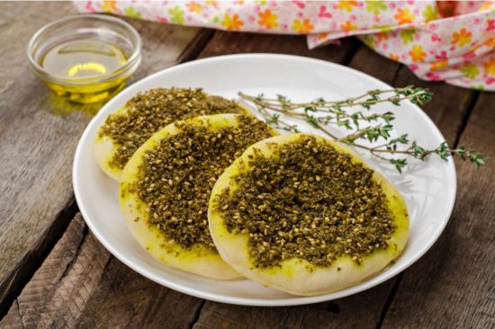 Thyme And Labneh Manoucheh