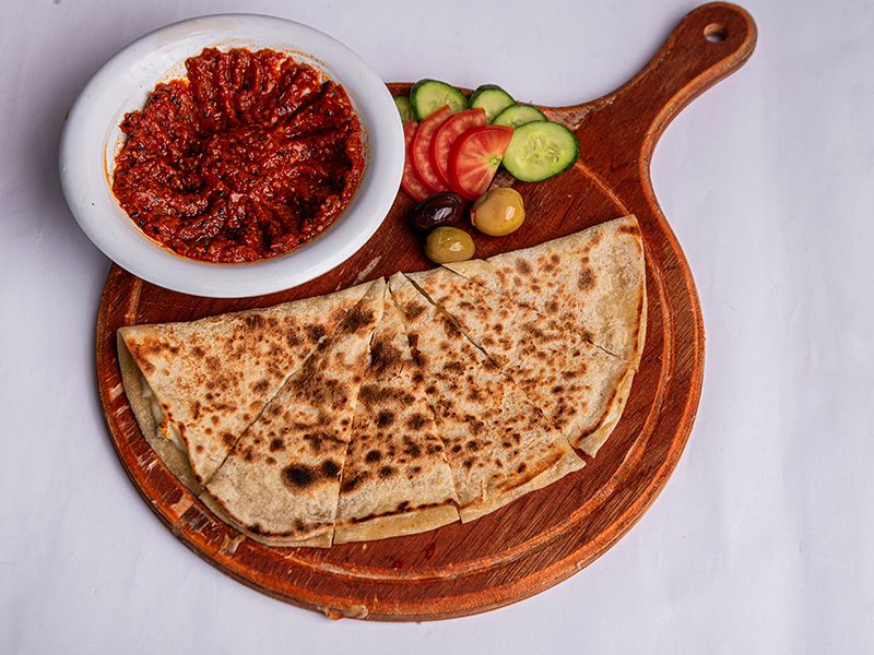 Muhammara Manakish