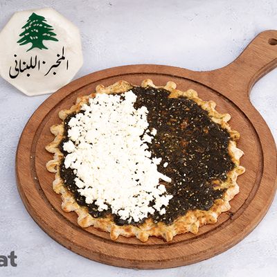 مناقيش نصف جبنة نصف زعتر دايت