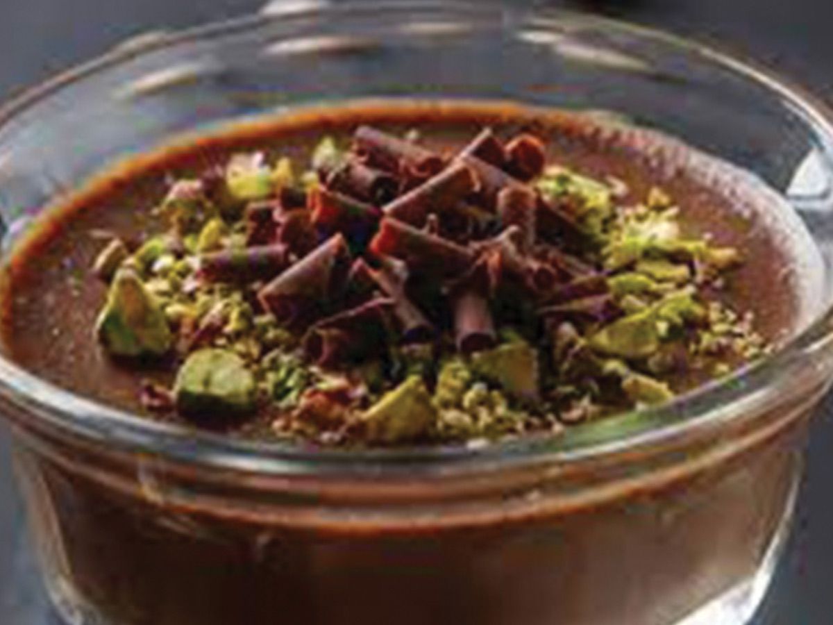 Large chocolate Milk Pudding