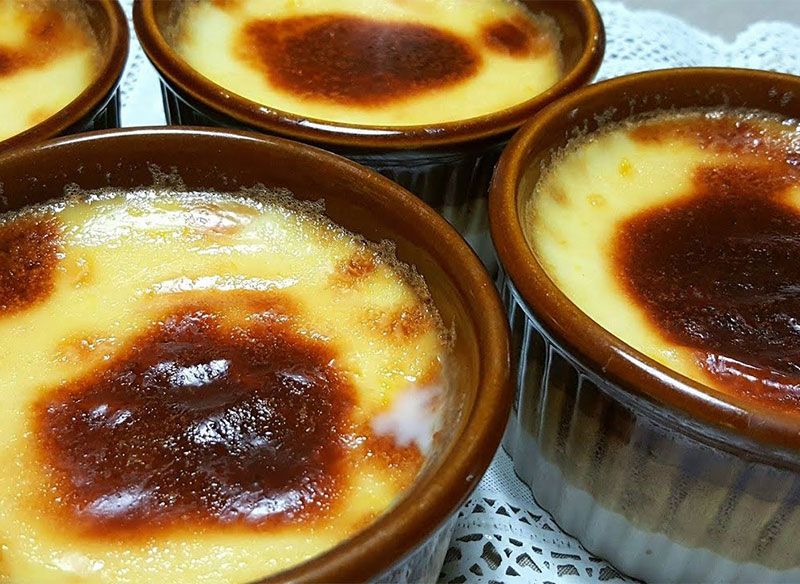 Oven Baked Milk Pudding