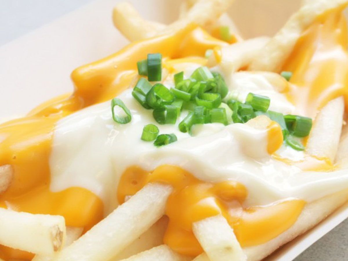 Mozzarella Fries With Sausage