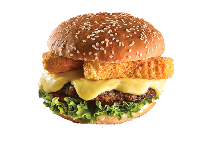 Mozzarella Madness Burger sandwich