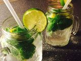 Classic mojito cocktail
