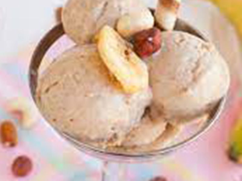 Banana With Ice Cream Box