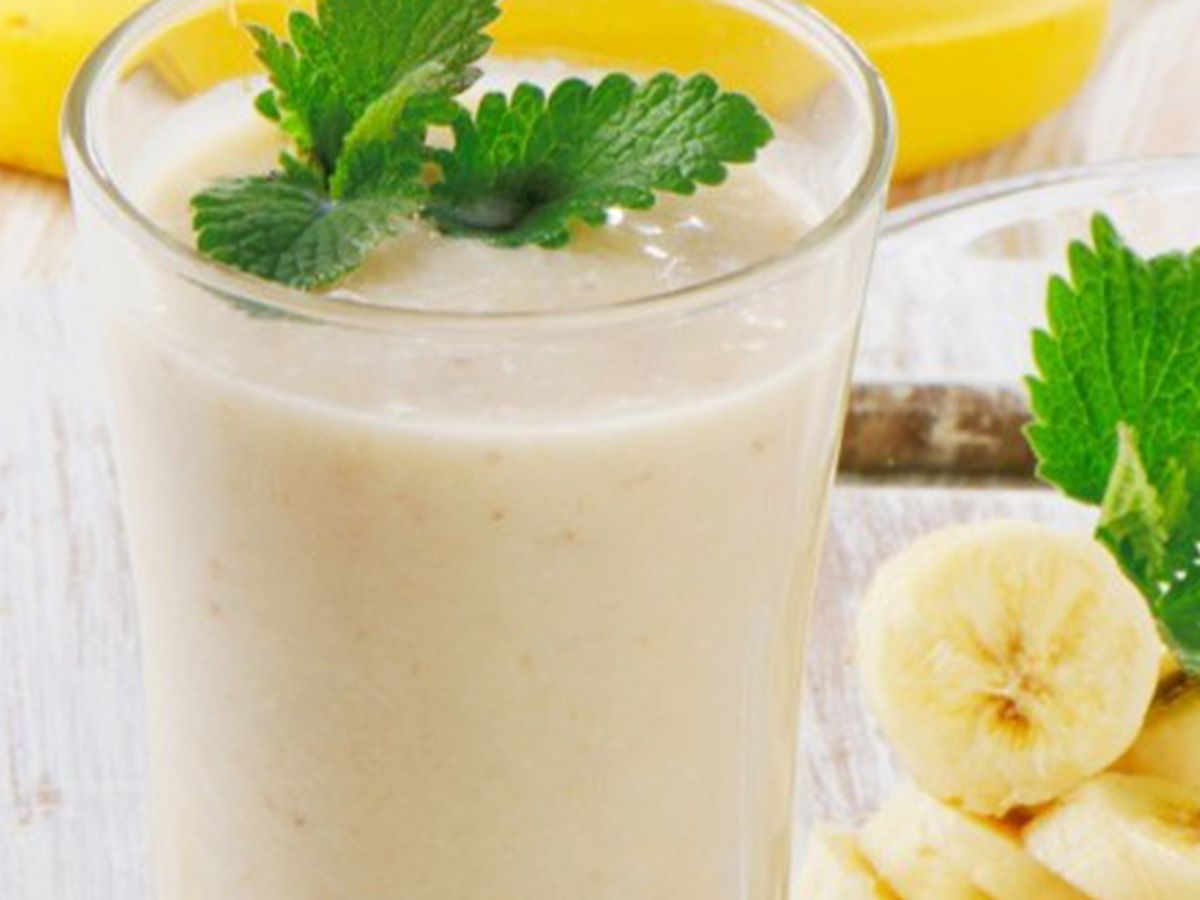 Fresh Milk Banana Juice