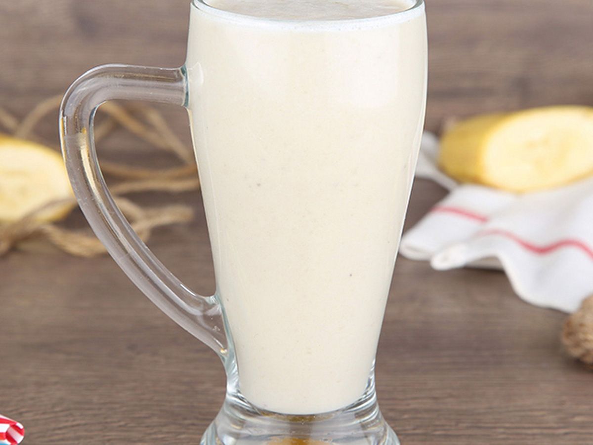 Banana with milk