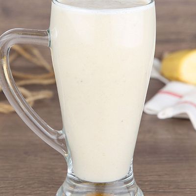 Banana with milk