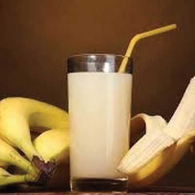 Banana with milk