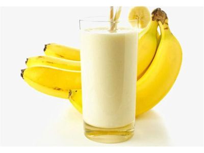 Banana with milk