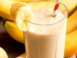 Banana With Milk Juice