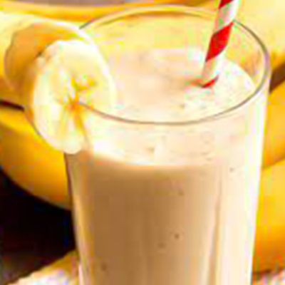 Banana With Milk Juice
