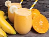 Banana and orange juice