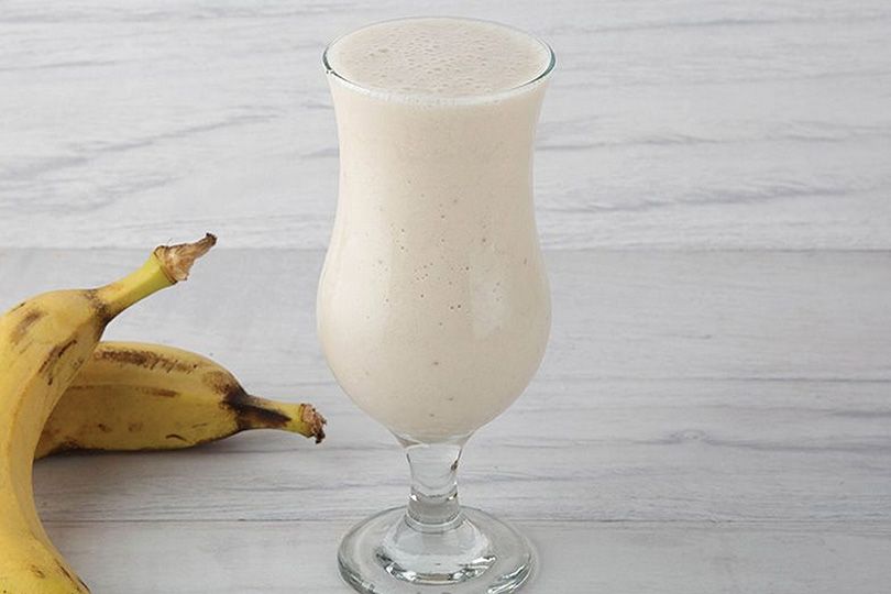 Banana with milk