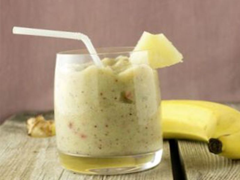 Banana With Milk Juice