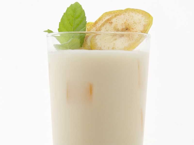 Banana With Milk Juice