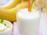 Banana With Milk Juice