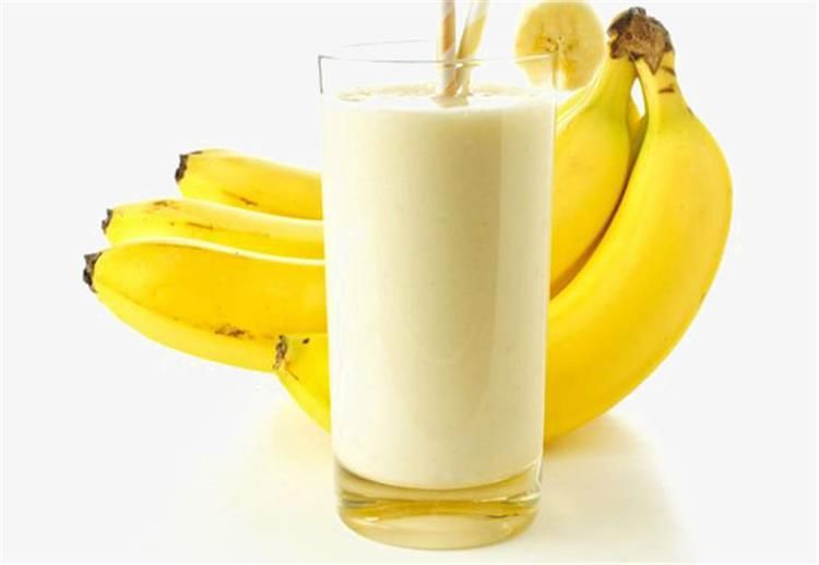Banana With Milk Juice