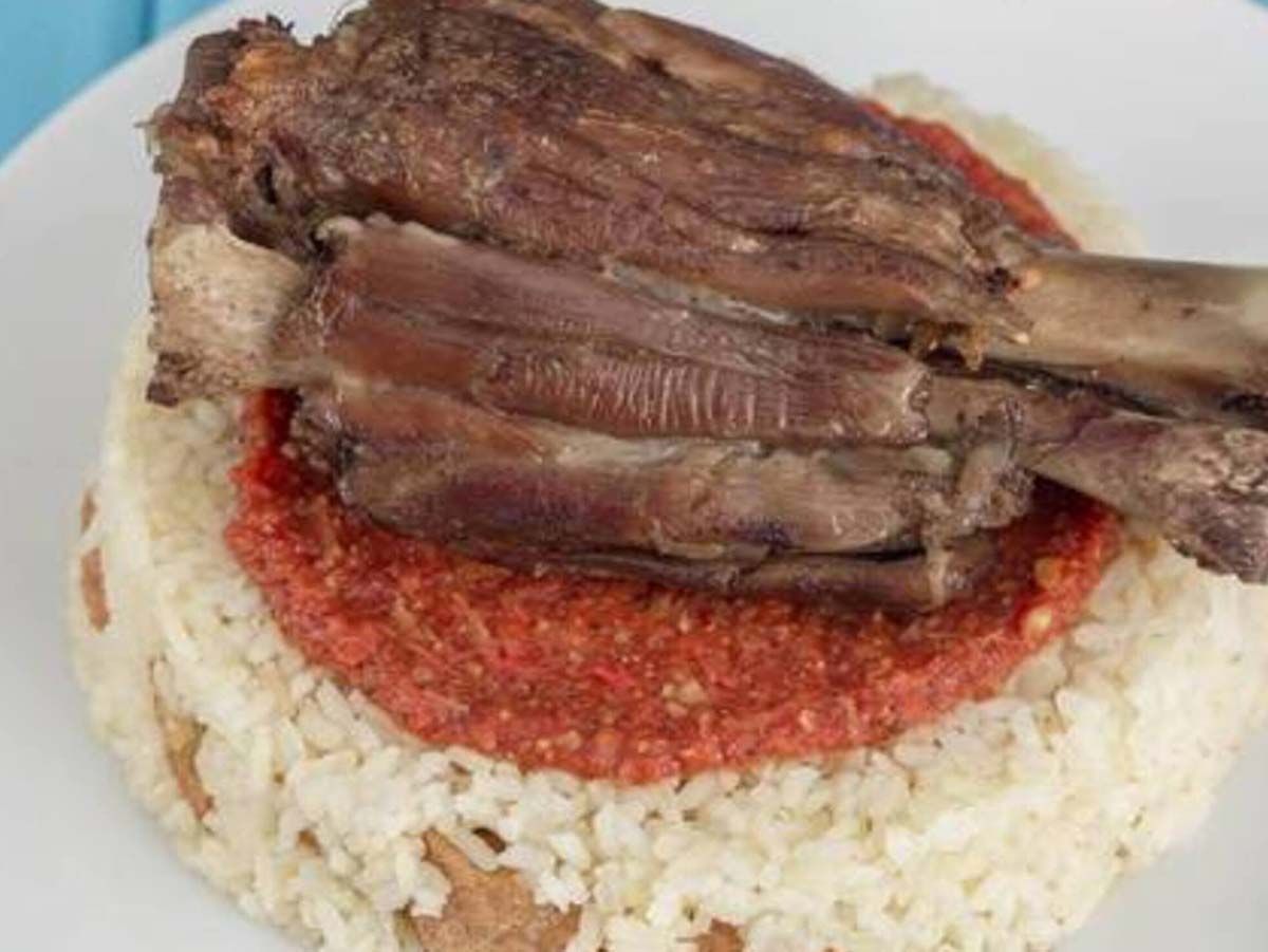 Veal Shank With Fattah