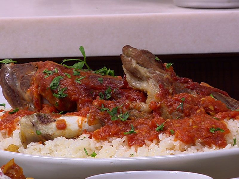 Shank With Fatteh Platter