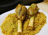 Shank with Rice Dish